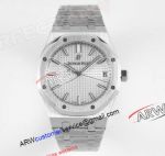 Swiss Clone Audemars Piguet Royal Oak 15500 White Dial Watch Stainless Steel 41MM 
